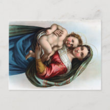 Cartão-postal da Madonna de Raphael