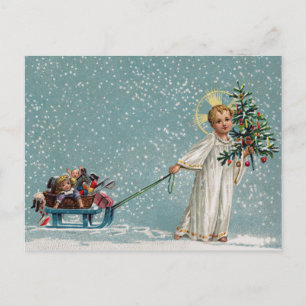 Cartão Postal De Festividades Cartão-postal das Bênçãos de Natal