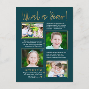 Cartão Postal De Festividades Cartão-postal de Ano Novo com Cor Editável com Res