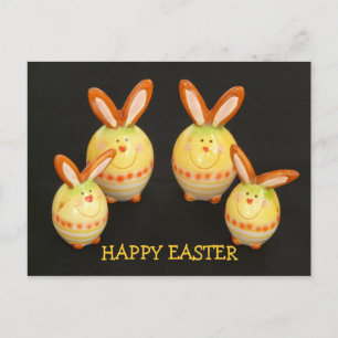 Cartão Postal De Festividades Cartão-postal de Bunnies de Páscoa