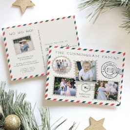 Cartão Postal De Festividades Cartão-postal de Colagem de Fotos de Feriado de Co