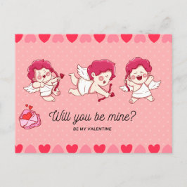 Cartão Postal De Festividades Cartão-postal de dia de os namorados - Uma mensage