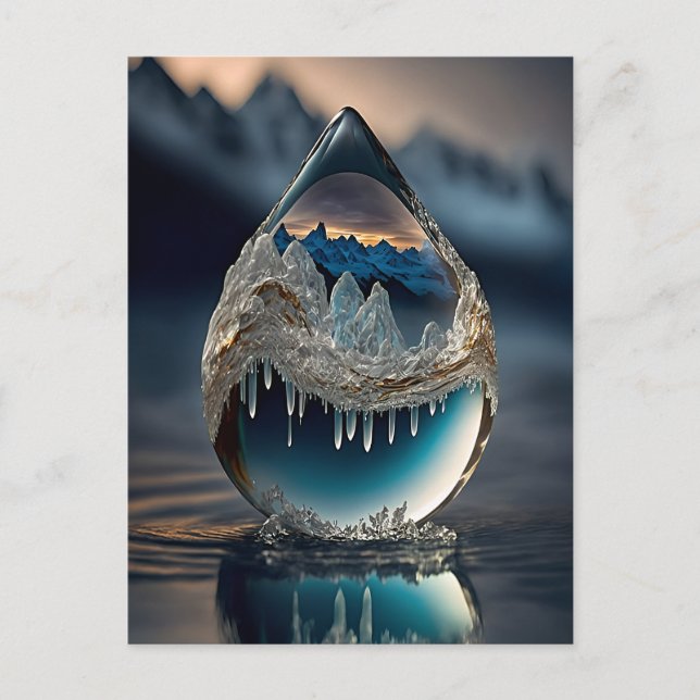 Cartão Postal De Festividades Cartão-postal de entrega congelado (Frente)