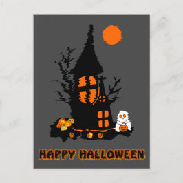 Cartão Postal De Festividades Cartão-postal de Feliz Halloween