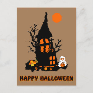Cartão Postal De Festividades Cartão-postal de Feliz Halloween