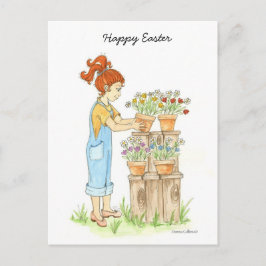 Cartão Postal De Festividades Cartão-postal de felz pascoa