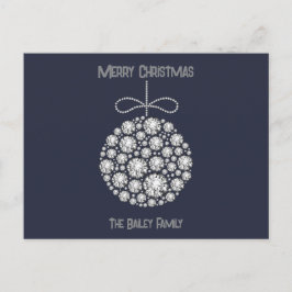 Cartão Postal De Festividades Cartão-postal de Feriado de Enfeites de natal Diam