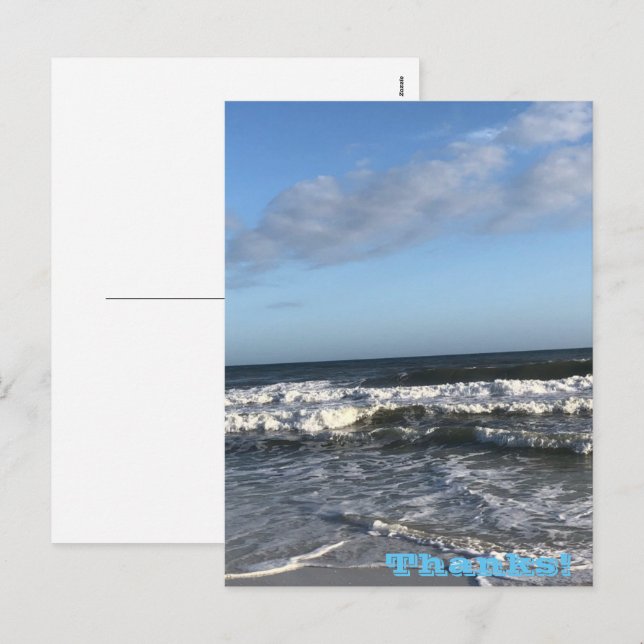 Cartão Postal De Festividades Cartão-postal de feriado de obrigados (Frente/Verso)