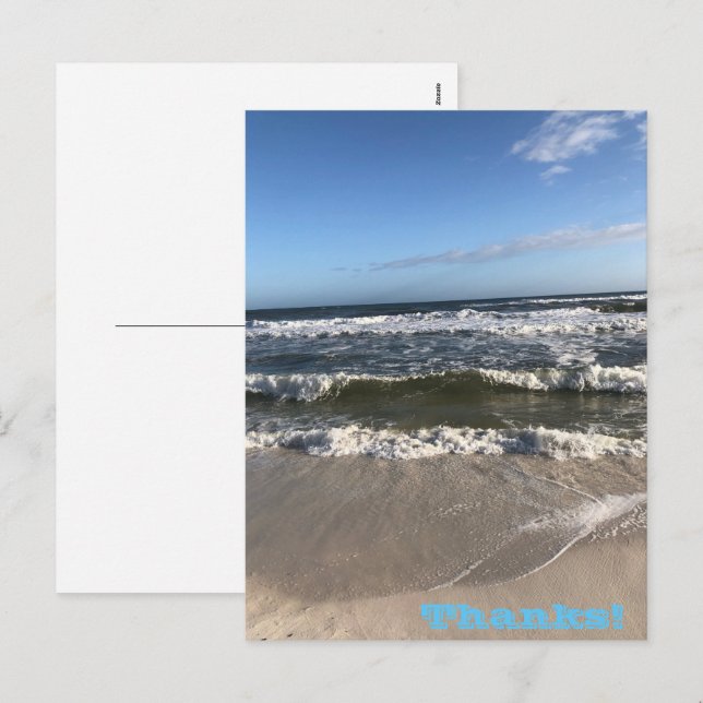 Cartão Postal De Festividades Cartão-postal de feriado de obrigados (Frente/Verso)