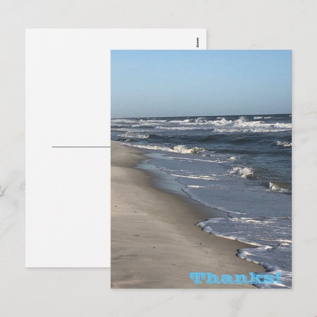 Cartão Postal De Festividades Cartão-postal de feriado de obrigados (Frente/Verso)