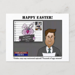 Cartão Postal De Festividades Cartão-postal de Feriado de Páscoa de Coop de Fran