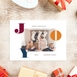 Cartão Postal De Festividades Cartão-postal de Feriado de Script Moderno Colorid