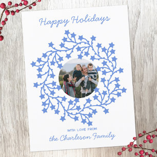 Cartão Postal De Festividades Cartão-postal de Feriado Escandinavo com Feriado E