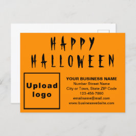 Cartão Postal De Festividades Cartão-postal de Feriado Laranja do Dia das Bruxas