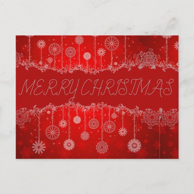 Cartão Postal De Festividades Cartão-postal de feriado para belas expressões (Frente)