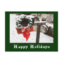 Cartão-postal de feriados felizes