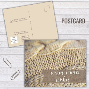 Cartão Postal De Festividades Cartão-postal de feriados felizes para o Realtor W