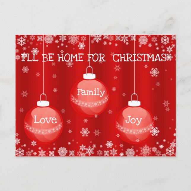 Cartão Postal De Festividades Cartão-postal de férias com expressões bonitas (Frente)