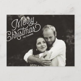 Cartão Postal De Festividades Cartão-postal de Férias de Natal Feliz