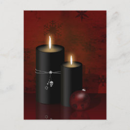 Cartão Postal De Festividades Cartão-postal de Férias de Natal Gótico