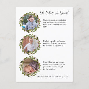 Cartão Postal De Festividades Cartão-postal de férias de revisão de ano