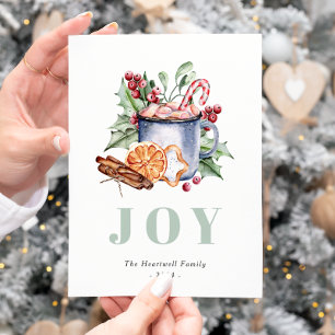 Cartão Postal De Festividades Cartão-postal de Férias Grátis de Natal com Aquare