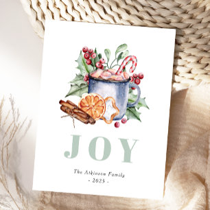 Cartão Postal De Festividades Cartão-postal de Férias Grátis de Natal com Aquare