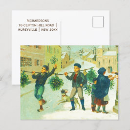 Cartão Postal De Festividades Cartão-postal de Férias Mágicas