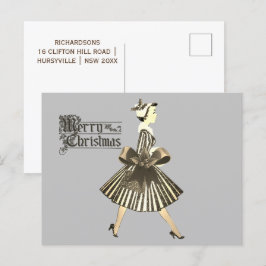 Cartão Postal De Festividades Cartão-postal de Férias Mágicas