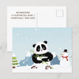 Cartão Postal De Festividades Cartão-postal de Férias Mágicas