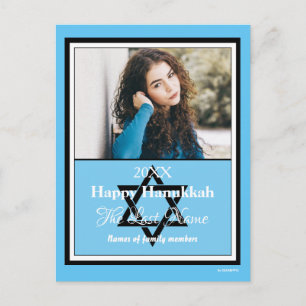 Cartão Postal De Festividades Cartão-postal de Foto Feliz Hanukkah - HAMbWG