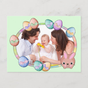 Cartão Postal De Festividades Cartão-postal de fotografias da família personaliz