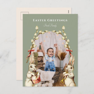 Cartão Postal De Festividades Cartão-postal de fotografias do Felz pascoa de Ban