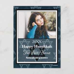 Cartão Postal De Festividades Cartão-postal de Imagem Feliz de Hanukkah