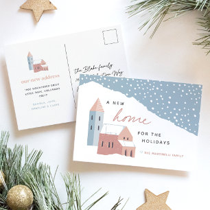 Cartão Postal De Festividades Cartão-postal de lançamento móvel de feriado de