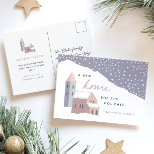 Cartão Postal De Festividades Cartão-postal de lançamento móvel de feriado de