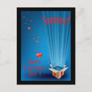 Cartão Postal De Festividades Cartão-postal de Namorados Surpresa