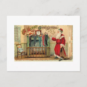 Cartão Postal De Festividades Cartão-postal de natais vintages