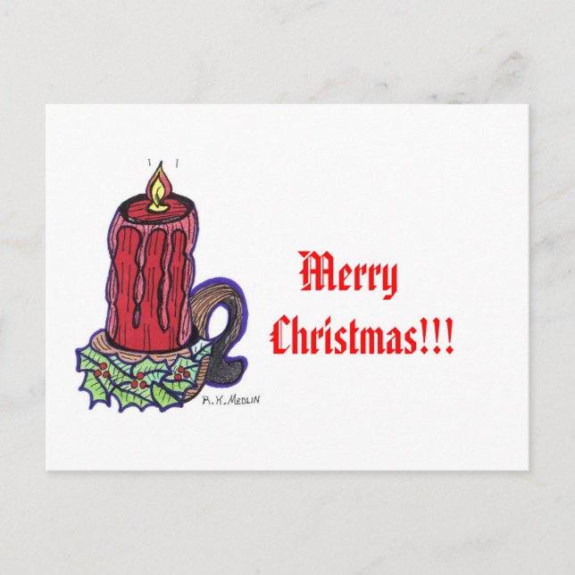 Cartão Postal De Festividades Cartão-postal de Natal (Frente)