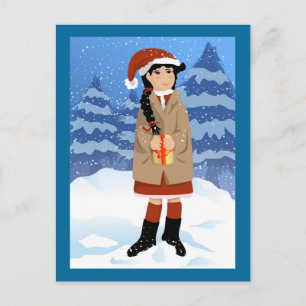 Cartão Postal De Festividades Cartão-postal de Natal