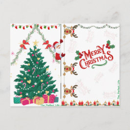 Cartão Postal De Festividades Cartão-postal de Natal