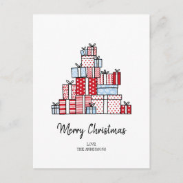 Cartão Postal De Festividades Cartão-postal de Natal