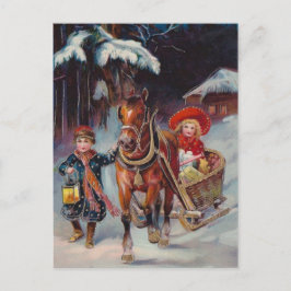 Cartão Postal De Festividades Cartão-postal de Natal