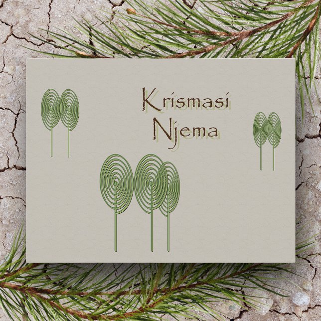 Cartão Postal De Festividades Cartão-postal de Natal Africano (Criador carregado)