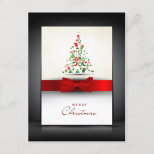 Cartão Postal De Festividades Cartão-postal de Natal bonito