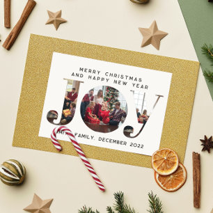 Cartão Postal De Festividades Cartão-postal de Natal da Família de Fotos Persona