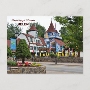 Cartão Postal De Festividades Cartão-postal de Natal da Geórgia