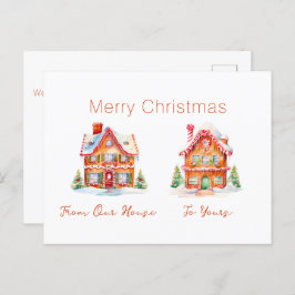 Cartão Postal De Festividades Cartão-postal de Natal "Da Nossa Casa"