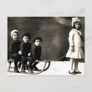 Cartão Postal De Festividades Cartão-postal de Natal de 1920
