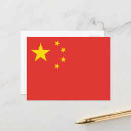 Cartão Postal De Festividades Cartão-postal de Natal de Ano Novo chinês vermelho